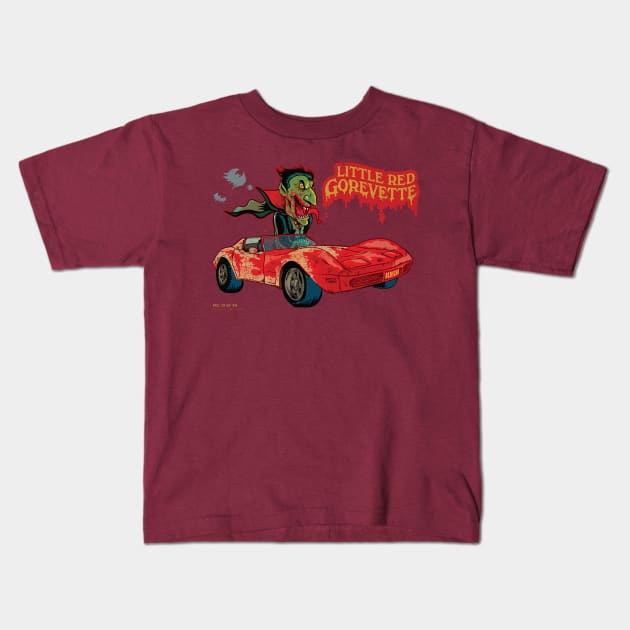 Little Red Gorvette Kids T-Shirt by zerostreet